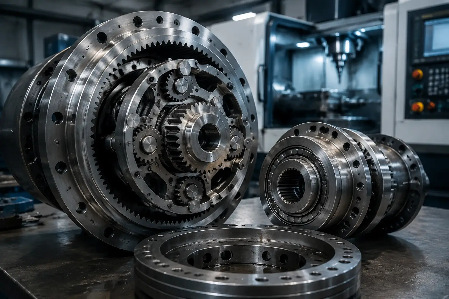 گیربکس خورشیدی CNC